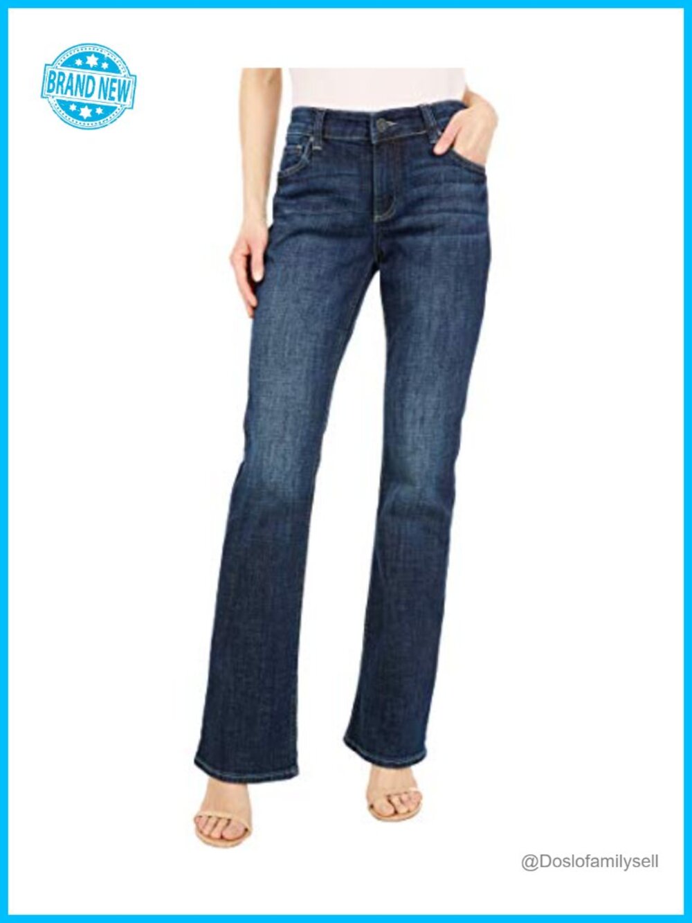 KUT from the Kloth Natalie High Rise Bootcut Jeans